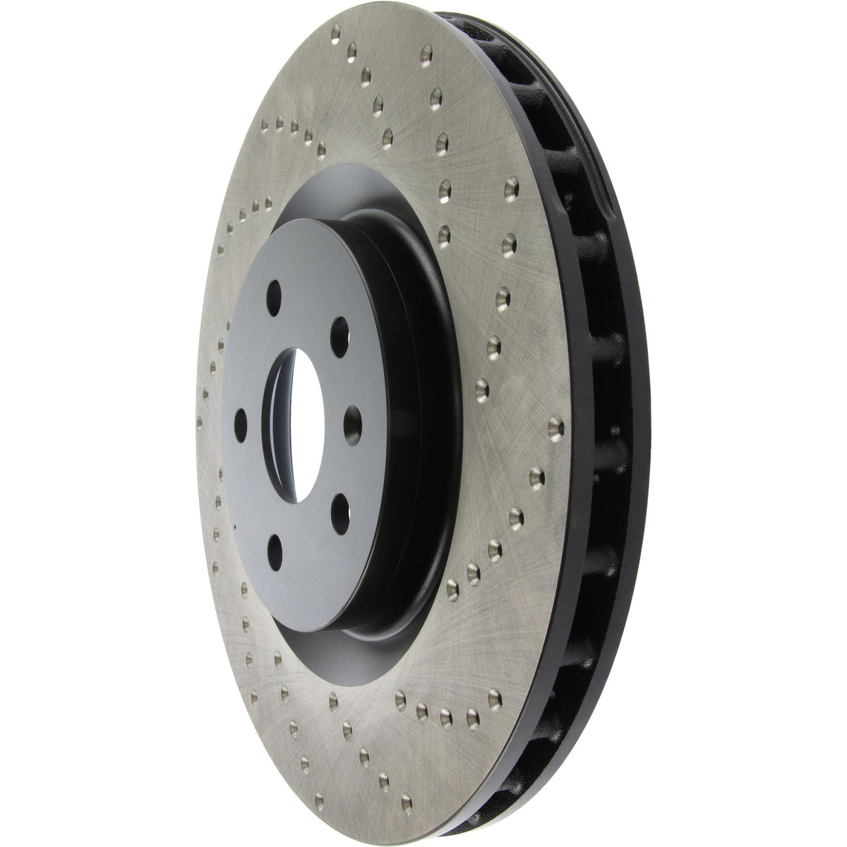 StopTech Sport Cryo Cross Drilled Brake Rotor; Front Left