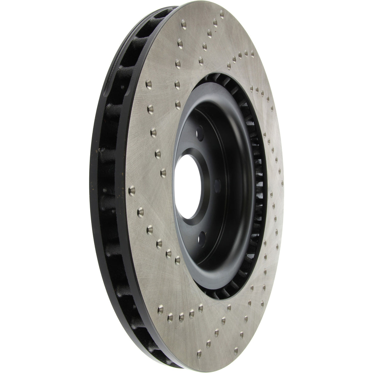 StopTech Sport Cryo Cross Drilled Brake Rotor; Front Left