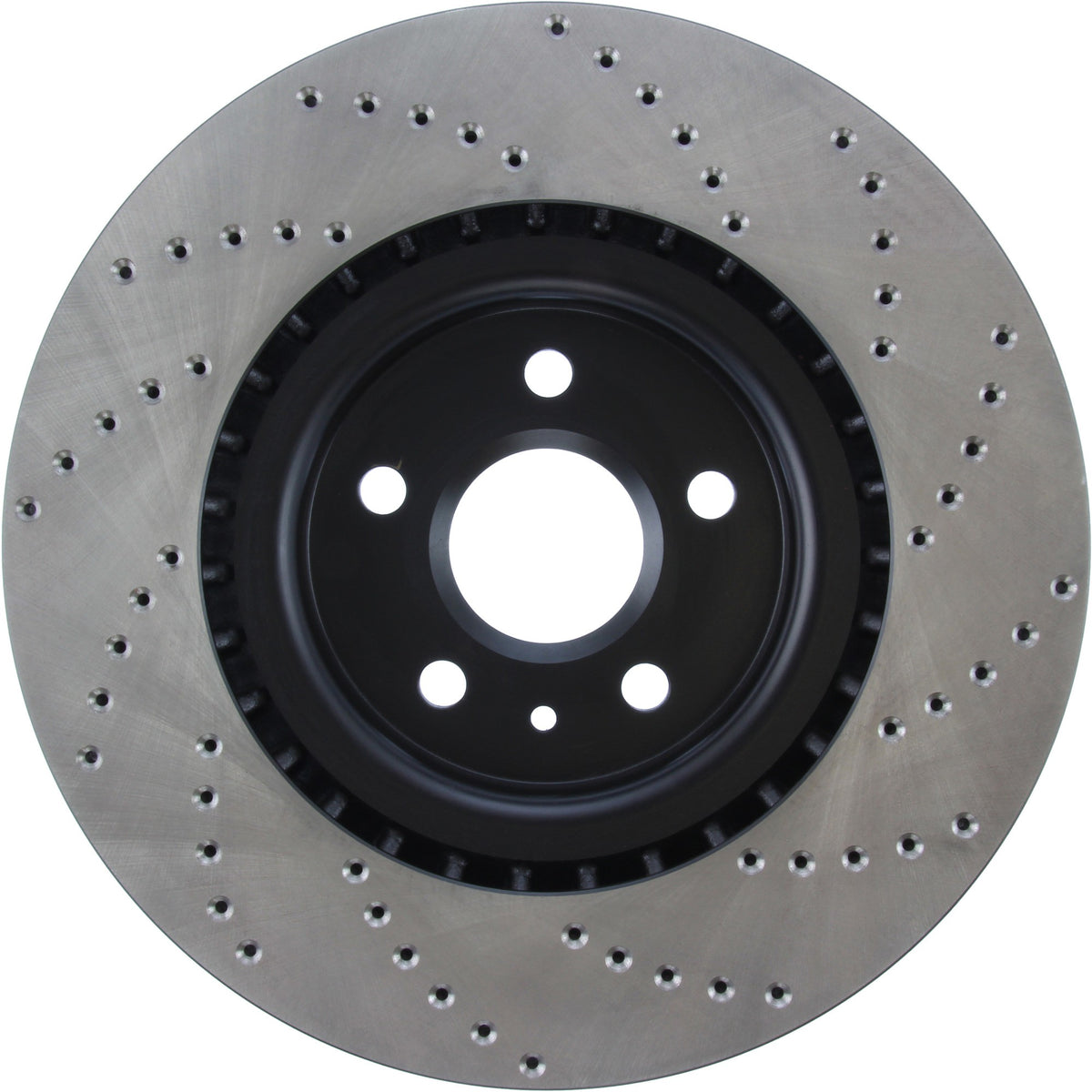 StopTech Sport Cryo Cross Drilled Brake Rotor; Front Right