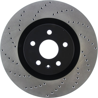 StopTech Sport Cryo Cross Drilled Brake Rotor; Front Right