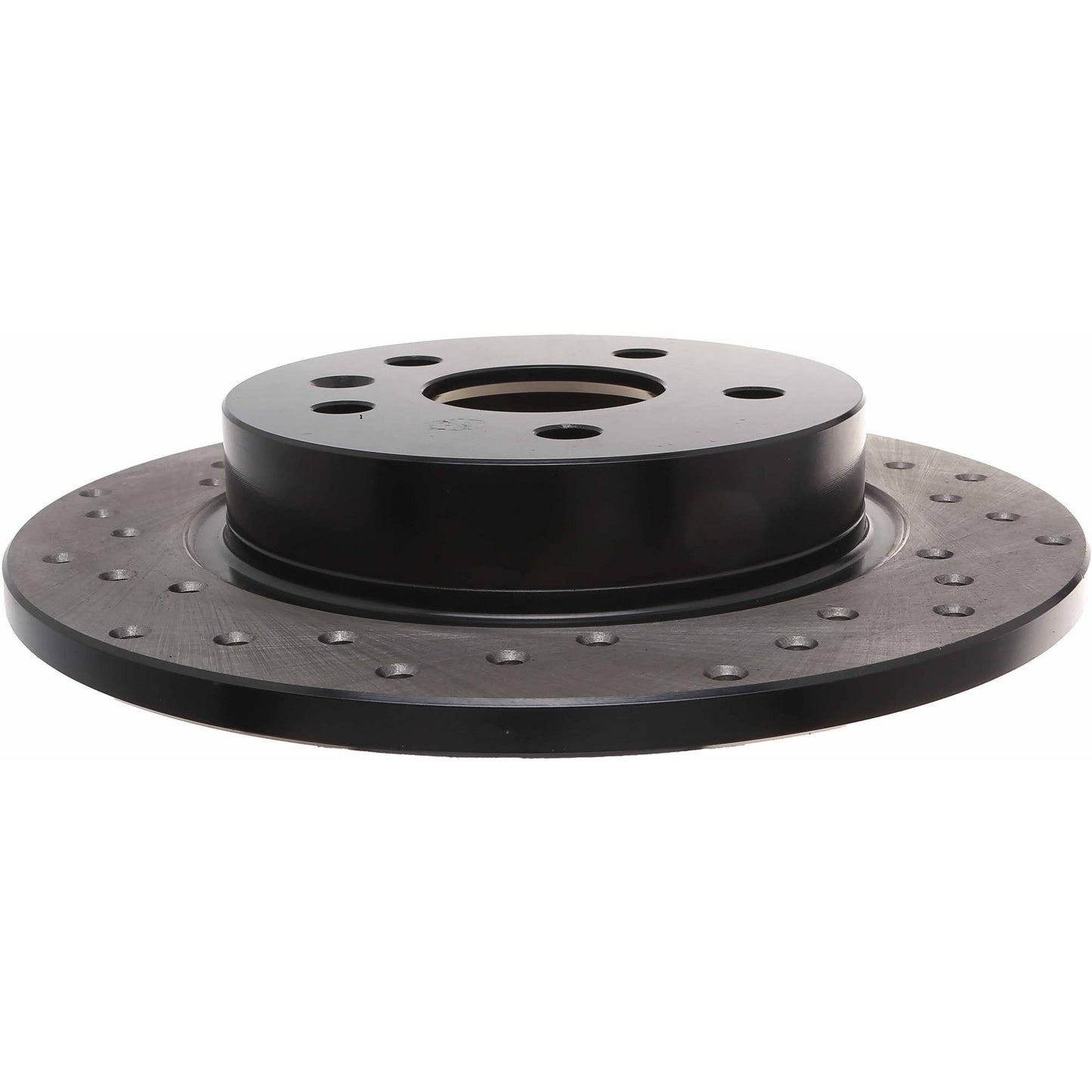 StopTech Sport Cross Drilled Brake Rotor; Rear Right