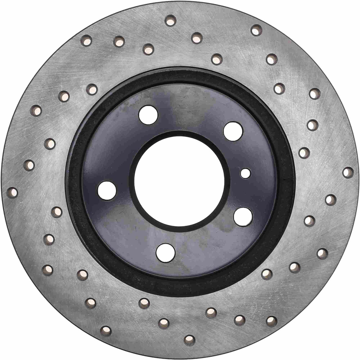 StopTech Sport Cross Drilled Brake Rotor; Rear Right