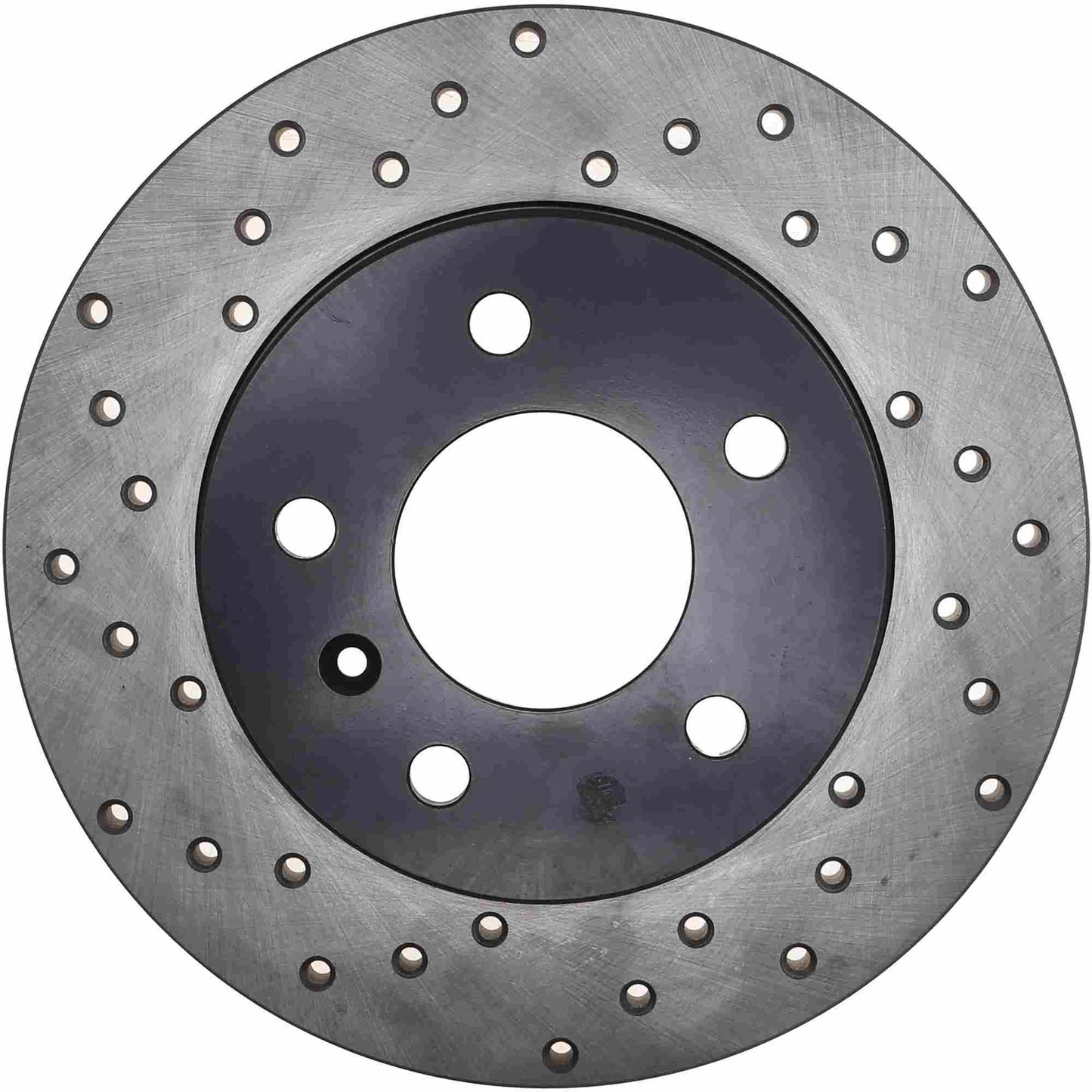 StopTech Sport Cross Drilled Brake Rotor; Rear Right