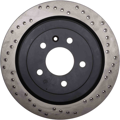 StopTech Sport Cross Drilled Brake Rotor - Front Right 128.62135L