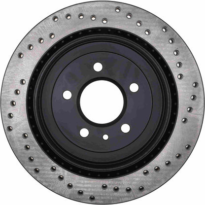 StopTech Sport Cross Drilled Brake Rotor - Front Right 128.62135R