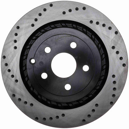 StopTech Sport Cross Drilled Brake Rotor - Rear Left 128.62147R