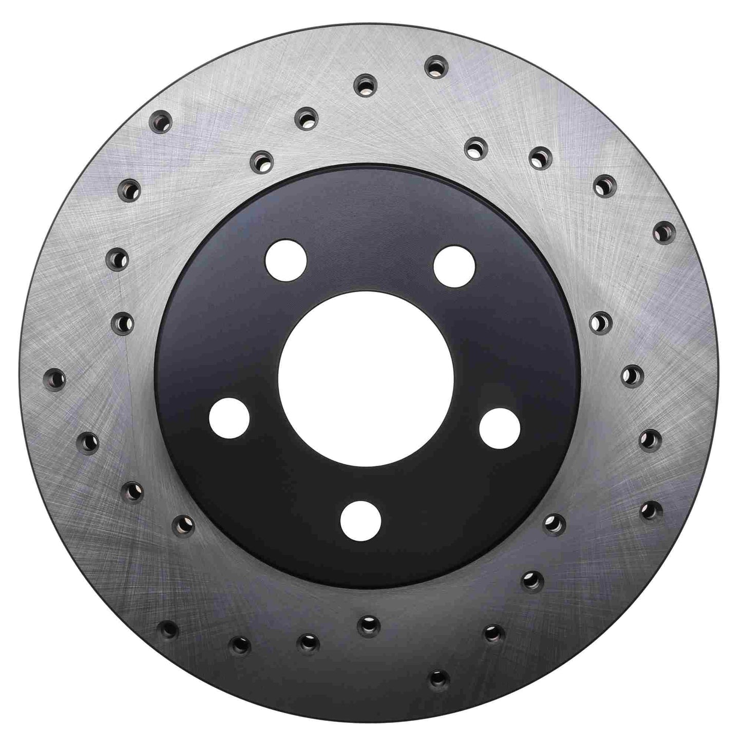StopTech Sport Cross Drilled Brake Rotor; Front Right