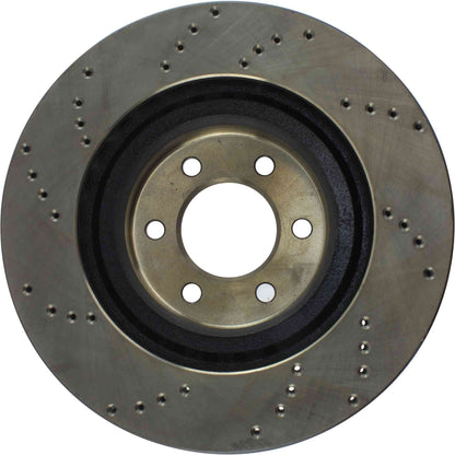 StopTech 92-02 Dodge Viper Drilled Front Left Cryo Rotor 128.63036CL