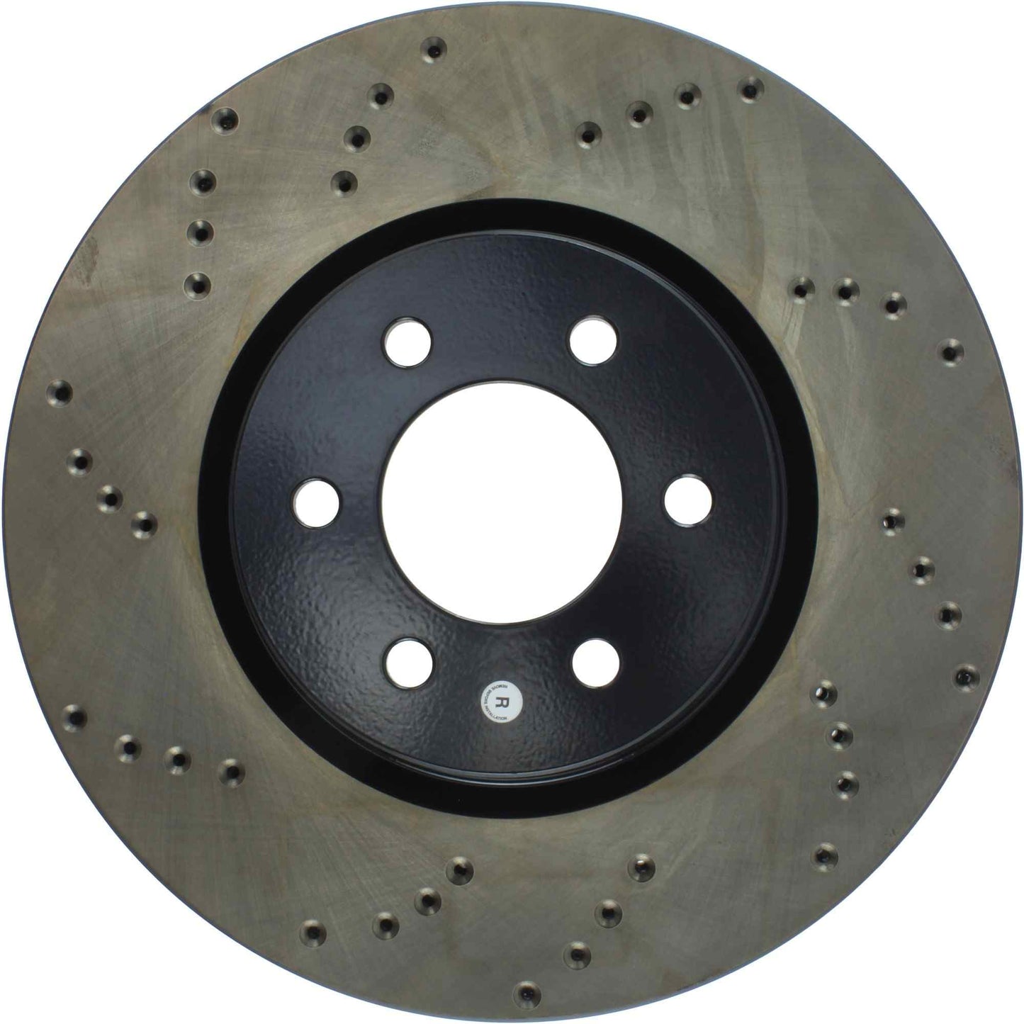 StopTech 92-02 Dodge Viper Drilled Front Right Cryo Rotor 128.63036CR