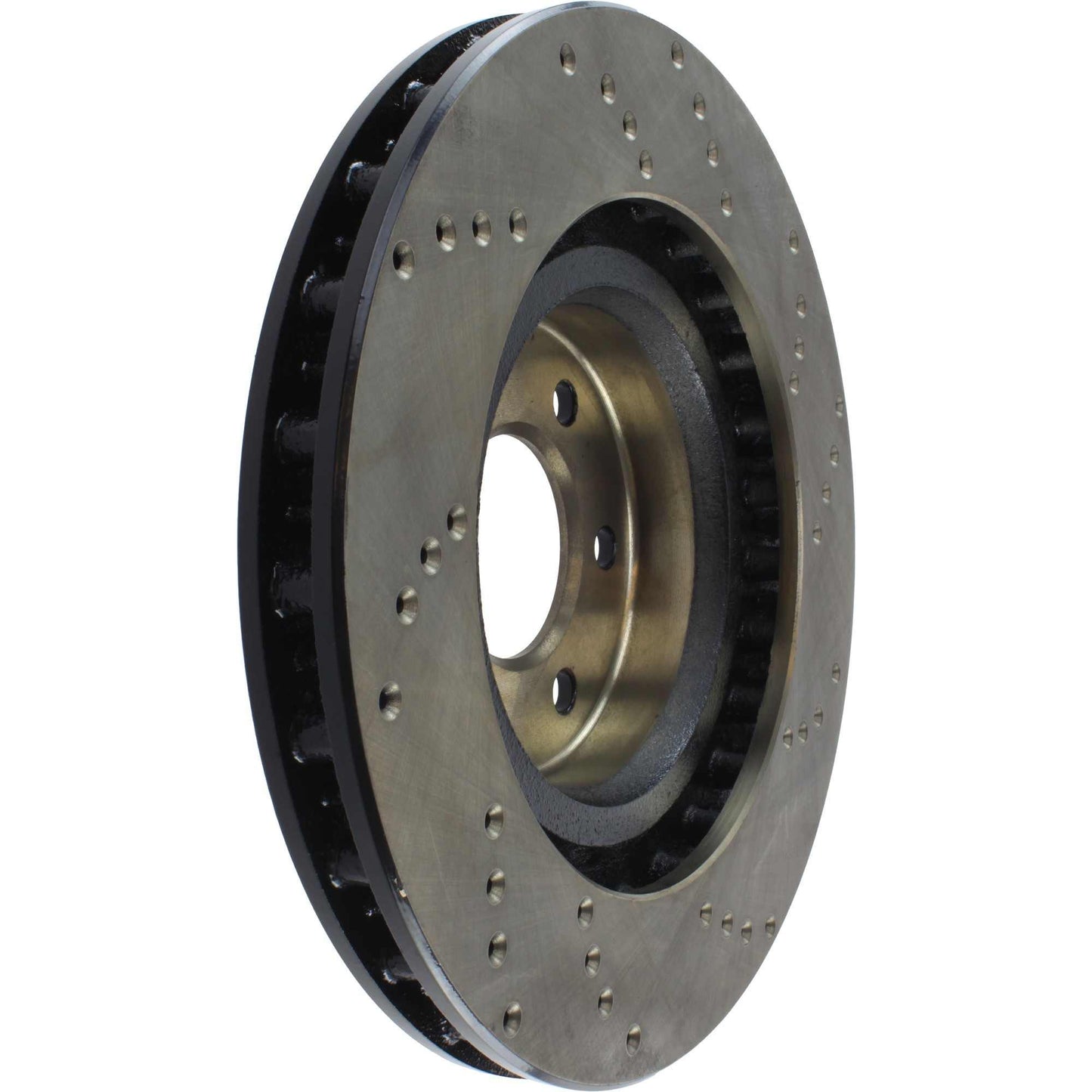 StopTech 92-02 Dodge Viper Drilled Front Right Cryo Rotor 128.63036CR