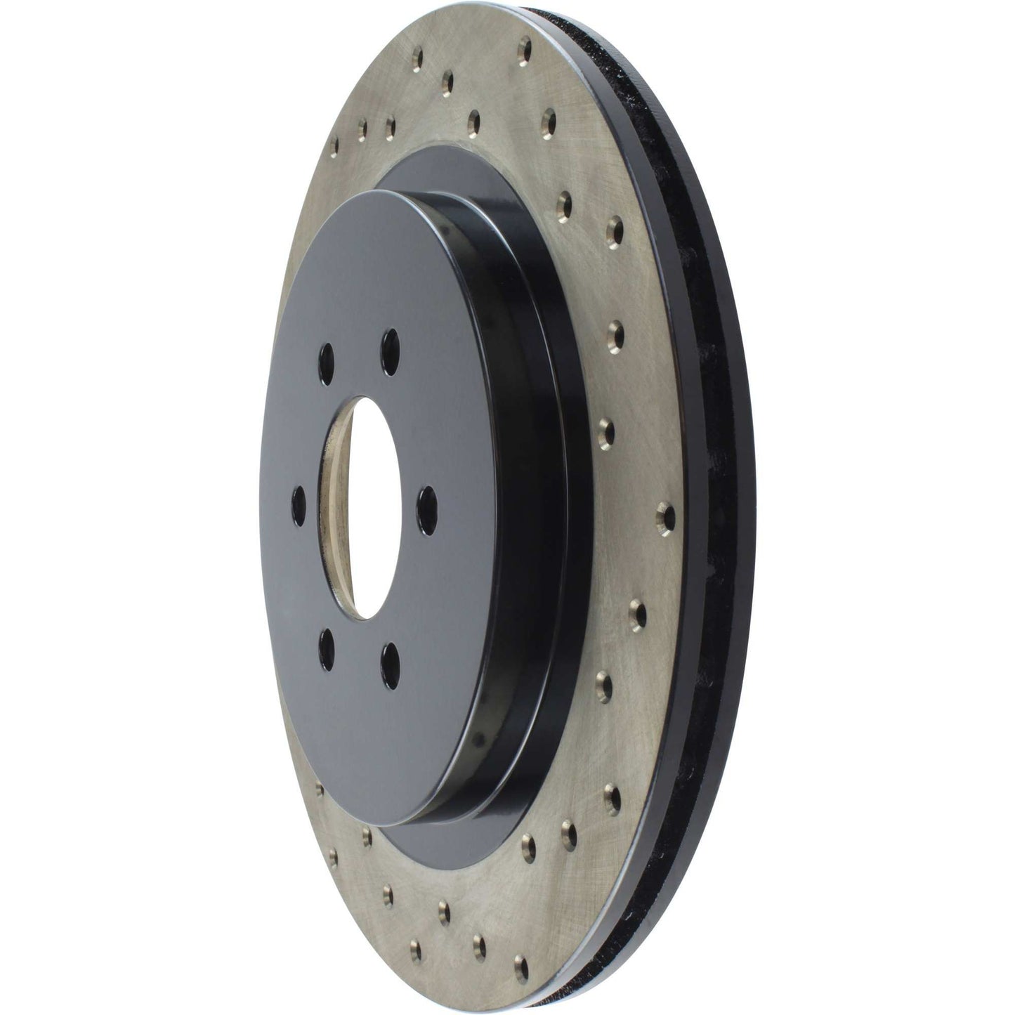 StopTech 92-02 Dodge Viper Drilled Rear Left Cryo Rotor 128.63037CL