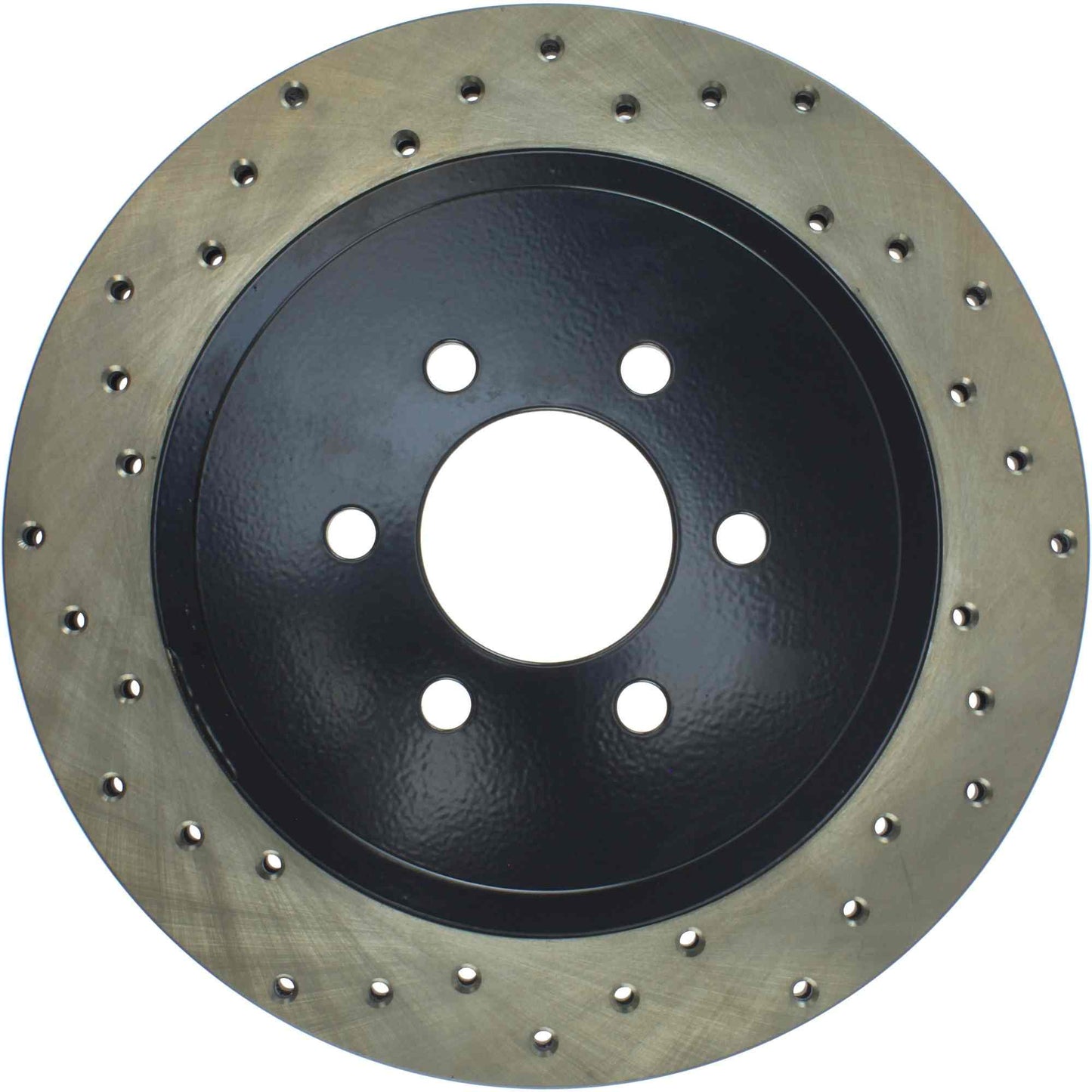 StopTech 92-02 Dodge Viper Drilled Rear Right Cryo Rotor 128.63037CR
