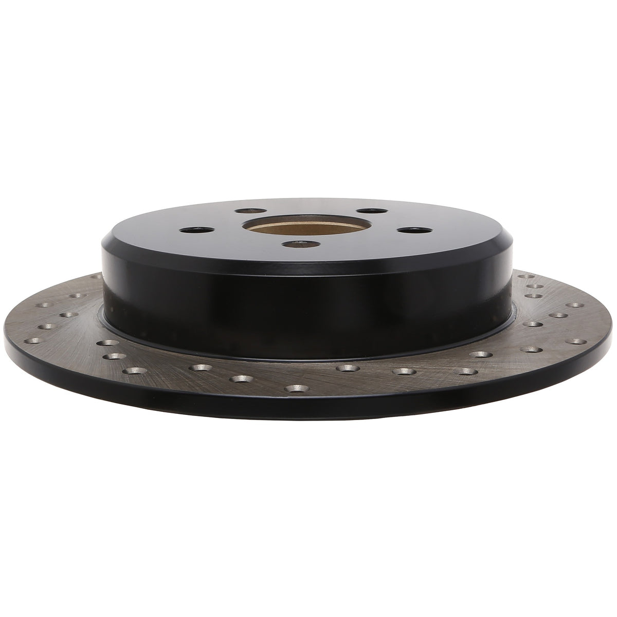 StopTech Sport Cross Drilled Brake Rotor; Rear Left