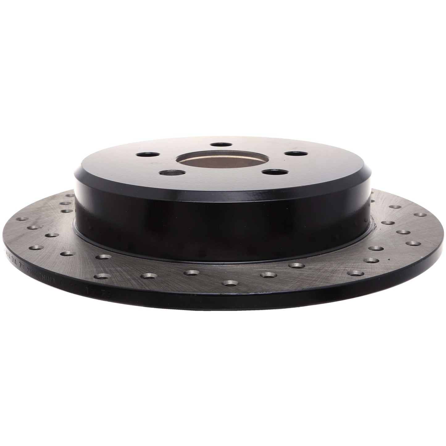 StopTech Sport Cross Drilled Brake Rotor; Rear Right