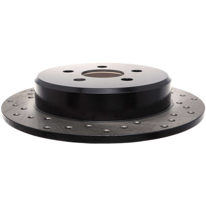 StopTech Sport Cross Drilled Brake Rotor; Rear Right