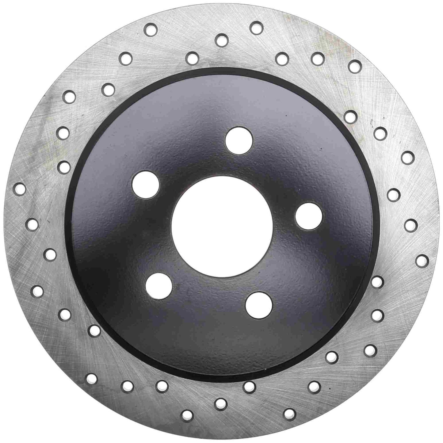 StopTech Sport Cross Drilled Brake Rotor; Rear Right