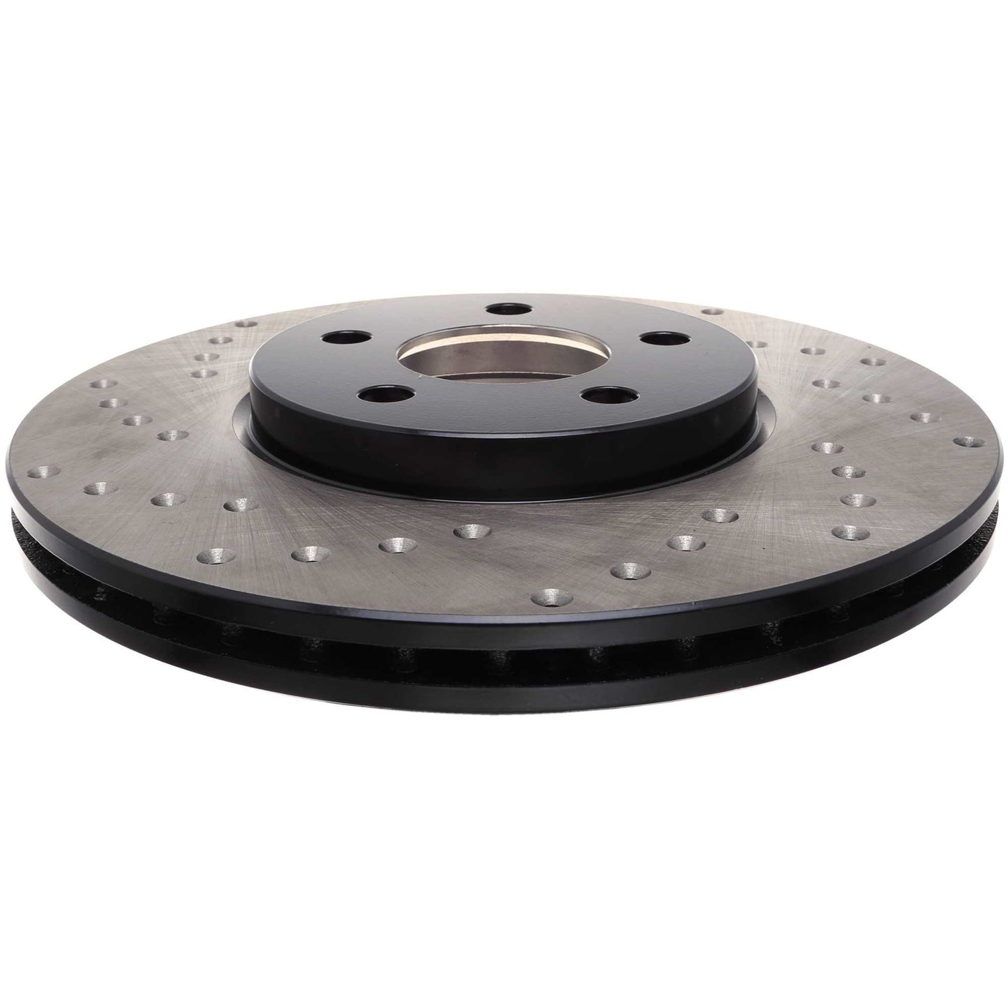 StopTech Sport Cross Drilled Brake Rotor; Front Right
