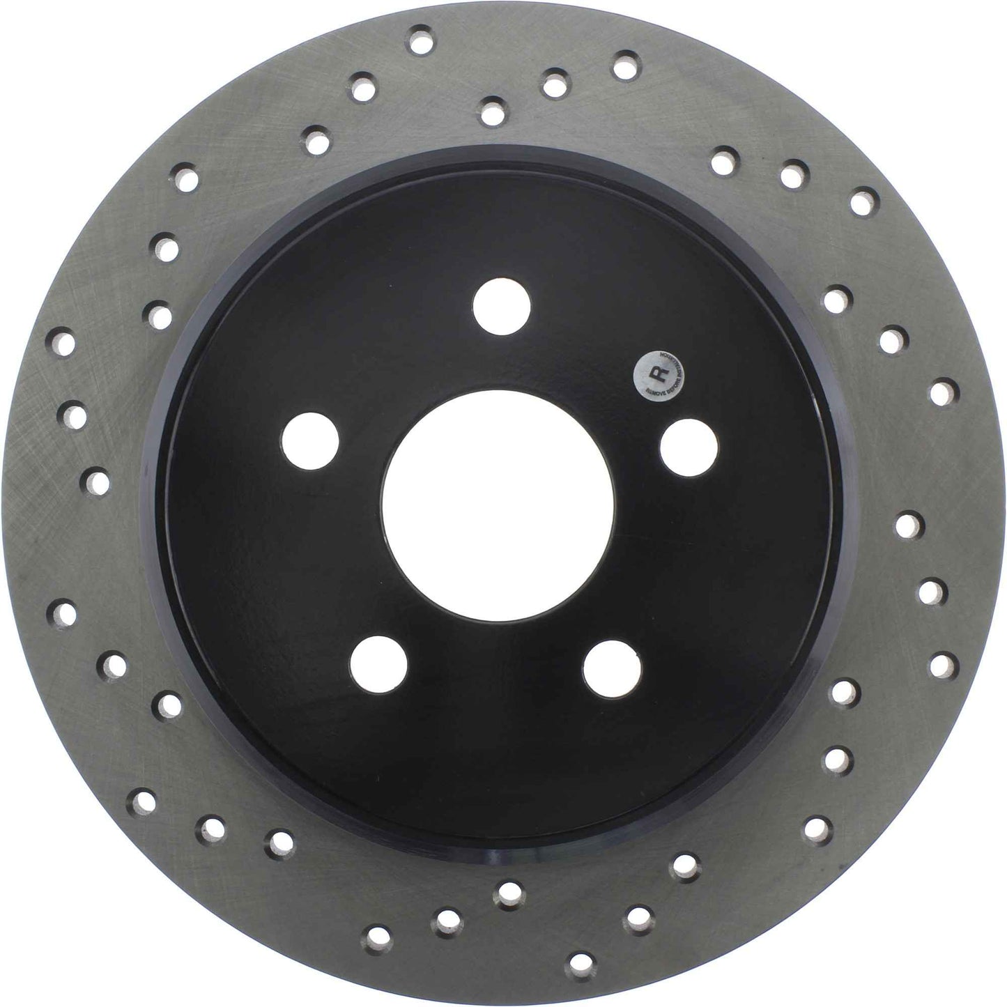 StopTech Sport Cryo Cross Drilled Brake Rotor; Rear Right