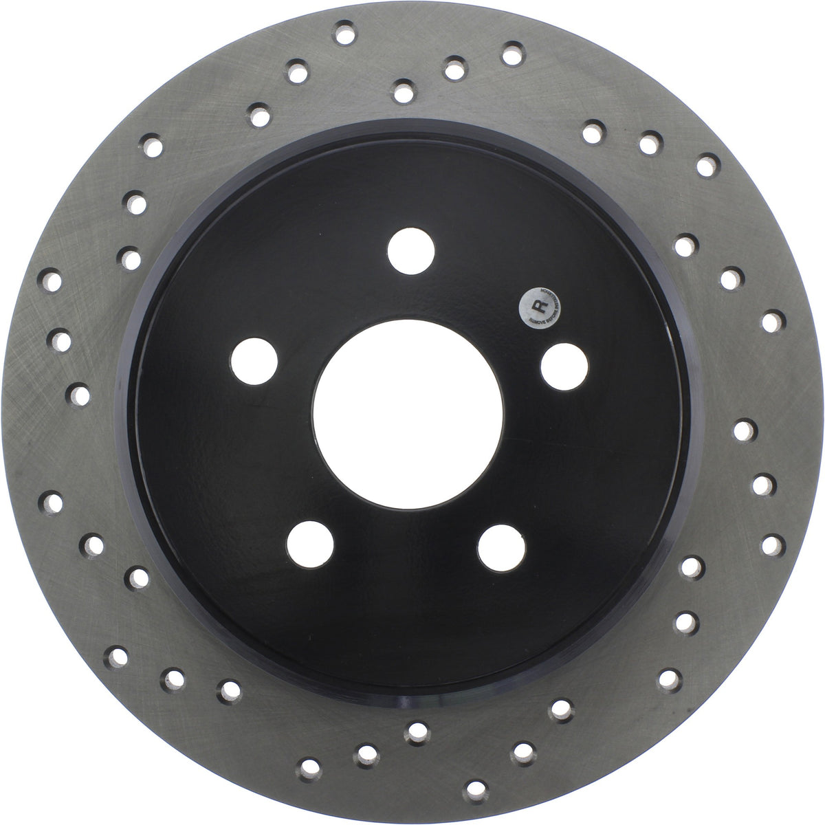 StopTech Sport Cryo Cross Drilled Brake Rotor; Rear Right