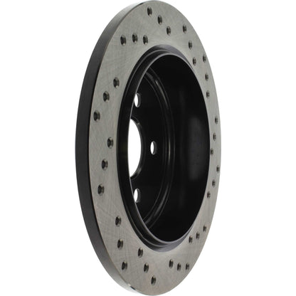 StopTech Sport Cryo Cross Drilled Brake Rotor; Rear Right