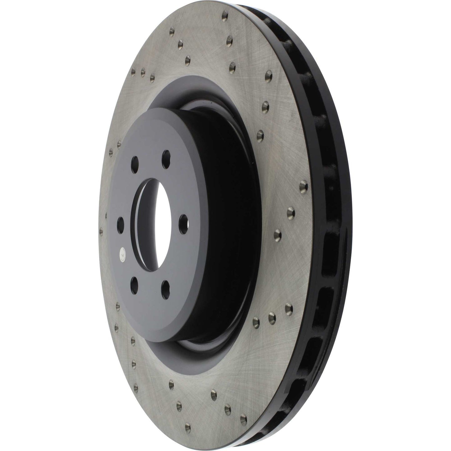 StopTech Sport Cryo Cross Drilled Brake Rotor; Front Left