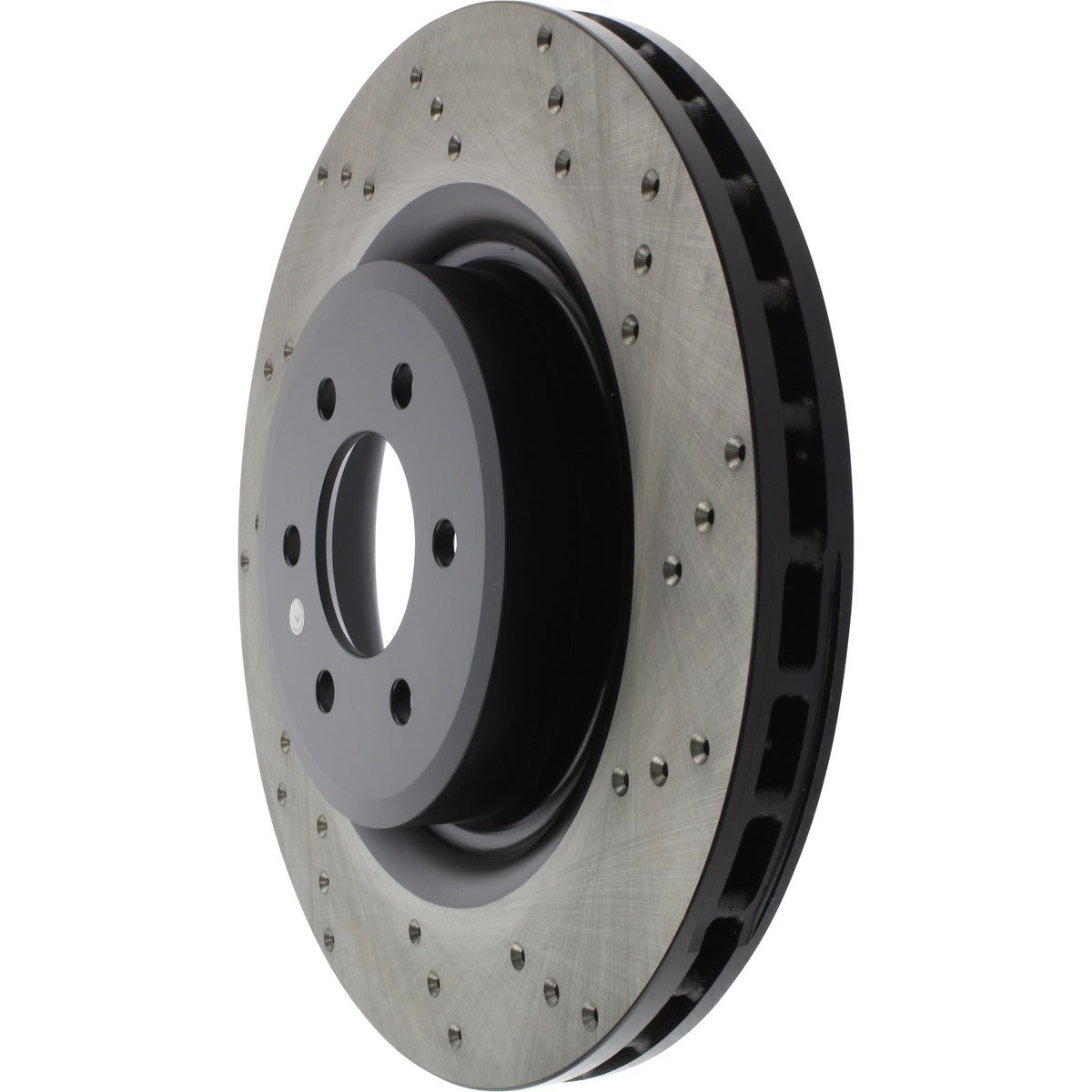 StopTech Sport Cryo Cross Drilled Brake Rotor; Front Left