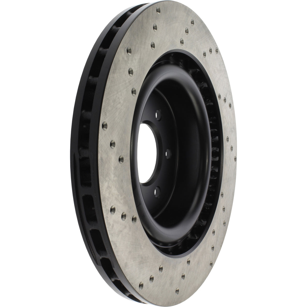 StopTech Sport Cryo Cross Drilled Brake Rotor; Front Left