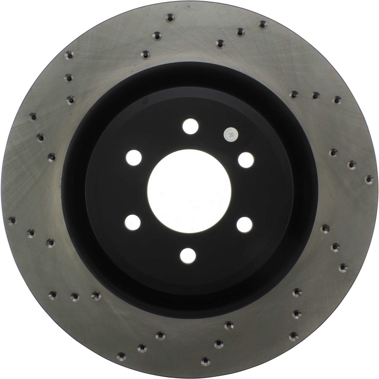 StopTech Sport Cross Drilled Brake Rotor; Front Right