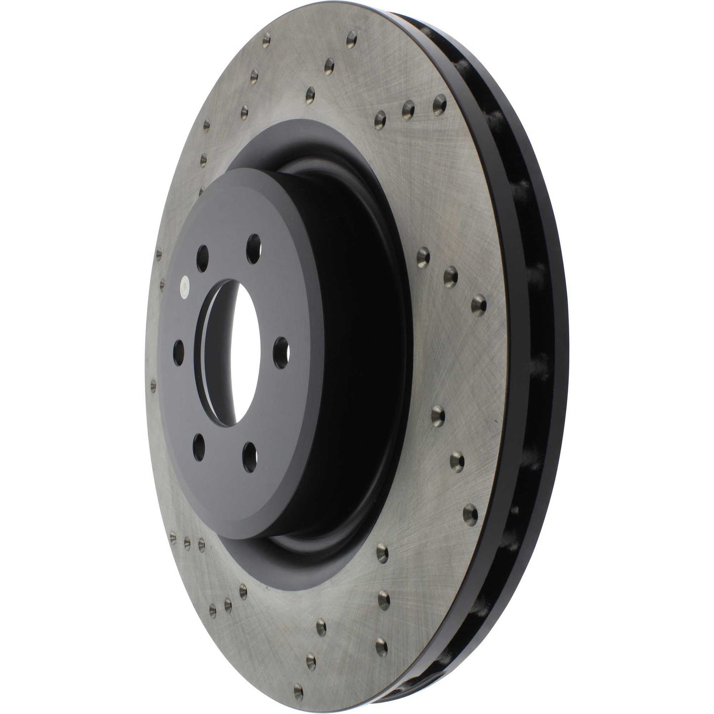 StopTech Sport Cross Drilled Brake Rotor; Front Right