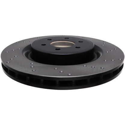 StopTech Sport Cross Drilled Brake Rotor; Rear Left
