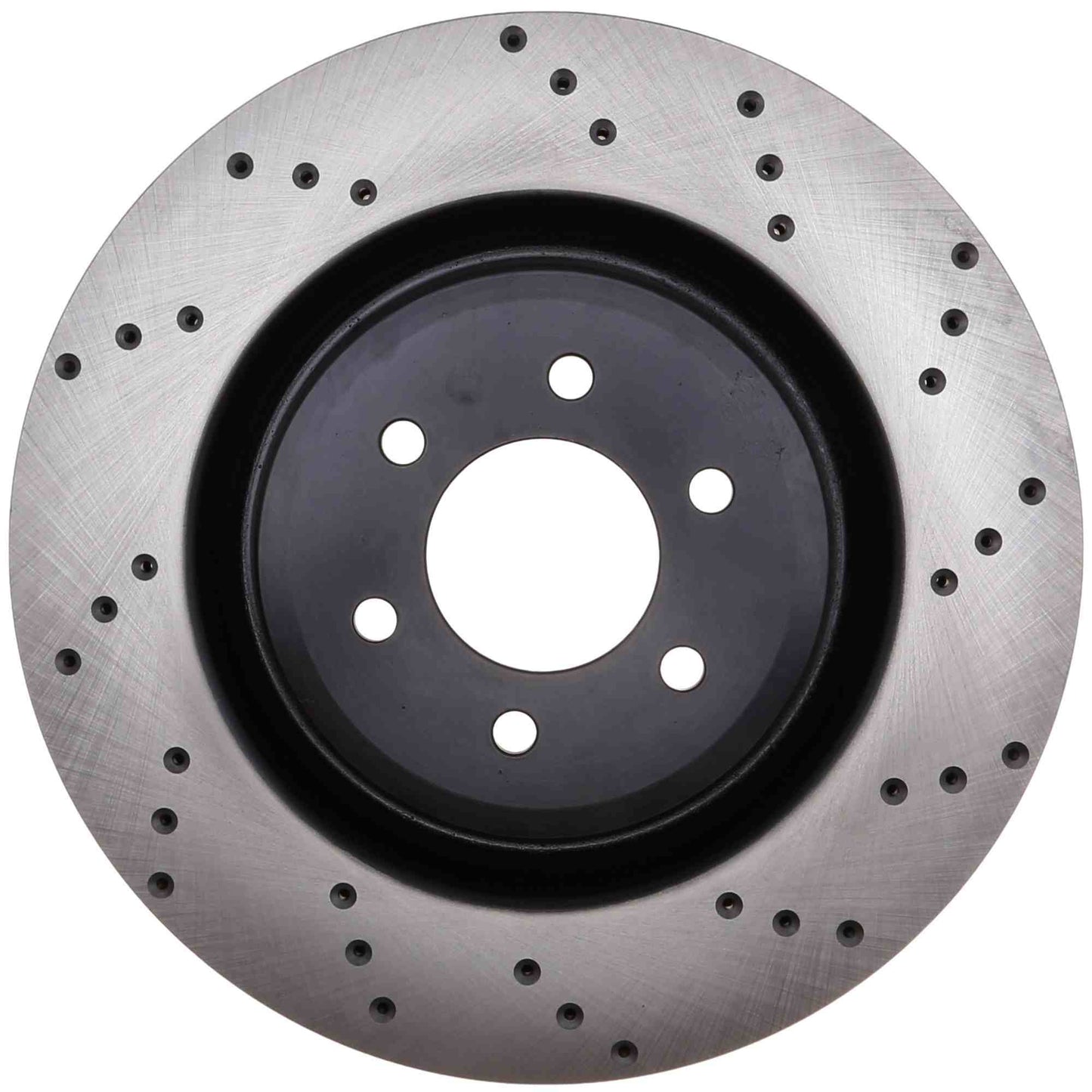 StopTech Sport Cross Drilled Brake Rotor; Rear Left