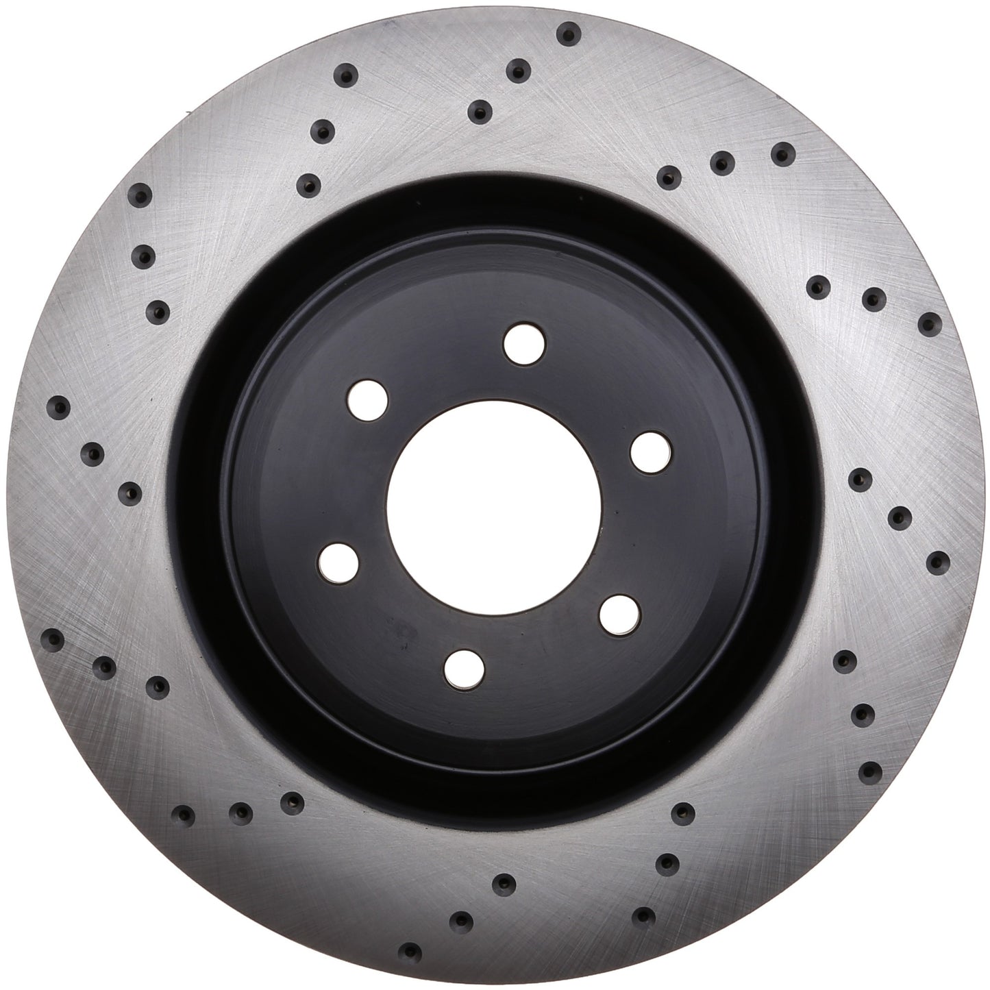 StopTech Sport Cross Drilled Brake Rotor; Rear Right