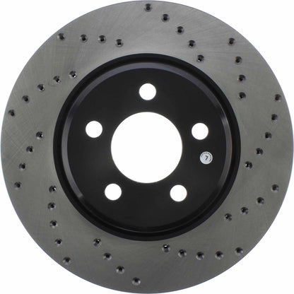 StopTech Sport Cryo Cross Drilled Brake Rotor; Front Left