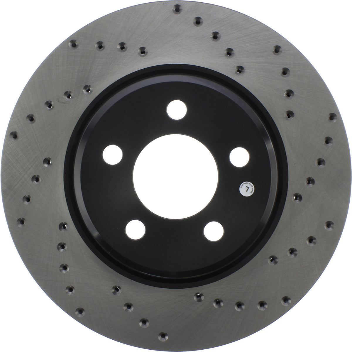 StopTech Sport Cryo Cross Drilled Brake Rotor; Front Left