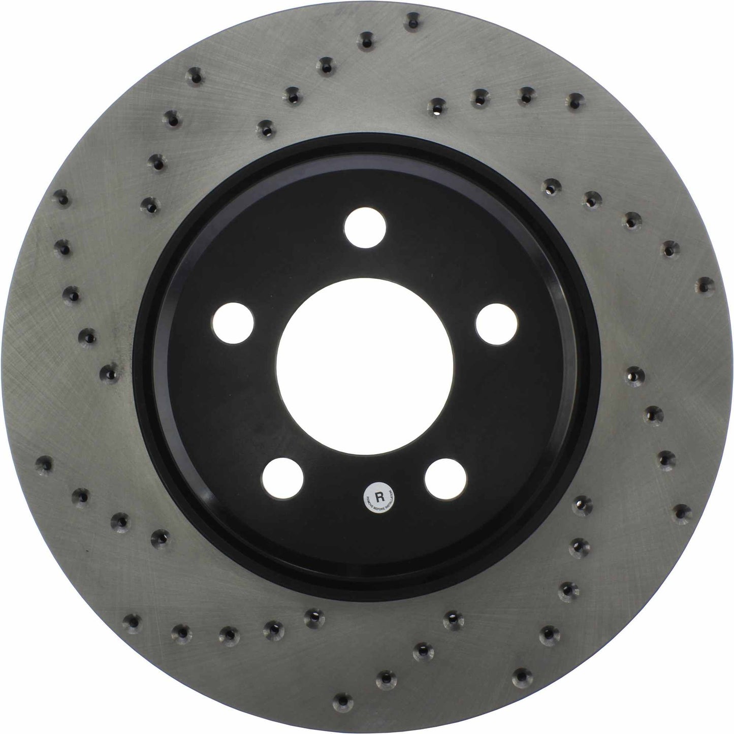 StopTech Sport Cryo Cross Drilled Brake Rotor; Front Right