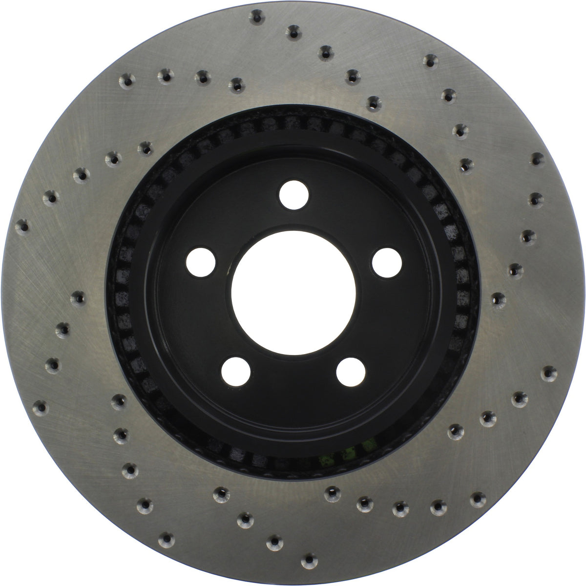 StopTech Sport Cross Drilled Brake Rotor; Front Right