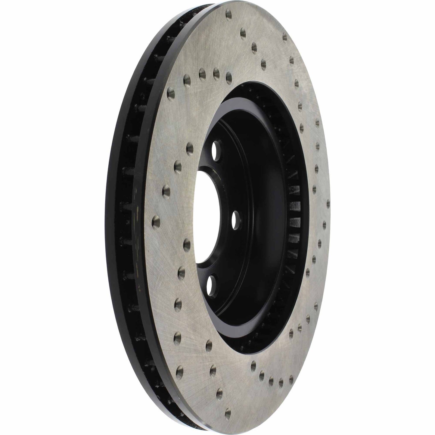 StopTech Sport Cross Drilled Brake Rotor; Front Right