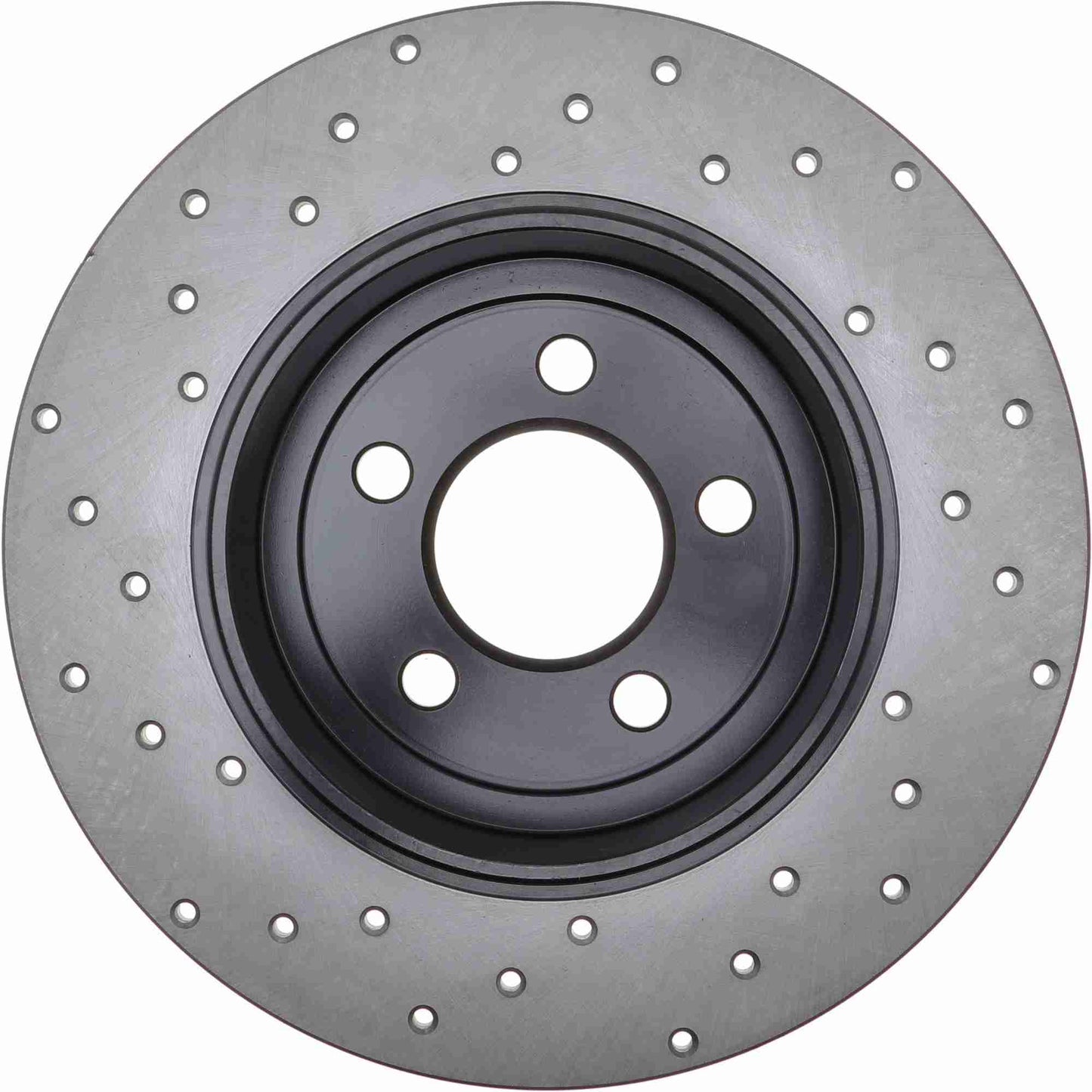 StopTech Sport Cross Drilled Brake Rotor; Rear Left