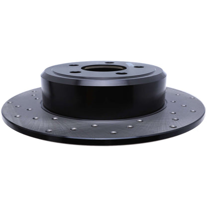 StopTech Sport Cross Drilled Brake Rotor; Rear Right