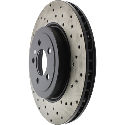 StopTech Sport Cryo Cross Drilled Brake Rotor; Front Left