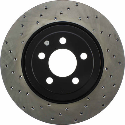 StopTech Sport Cryo Cross Drilled Brake Rotor; Front Right