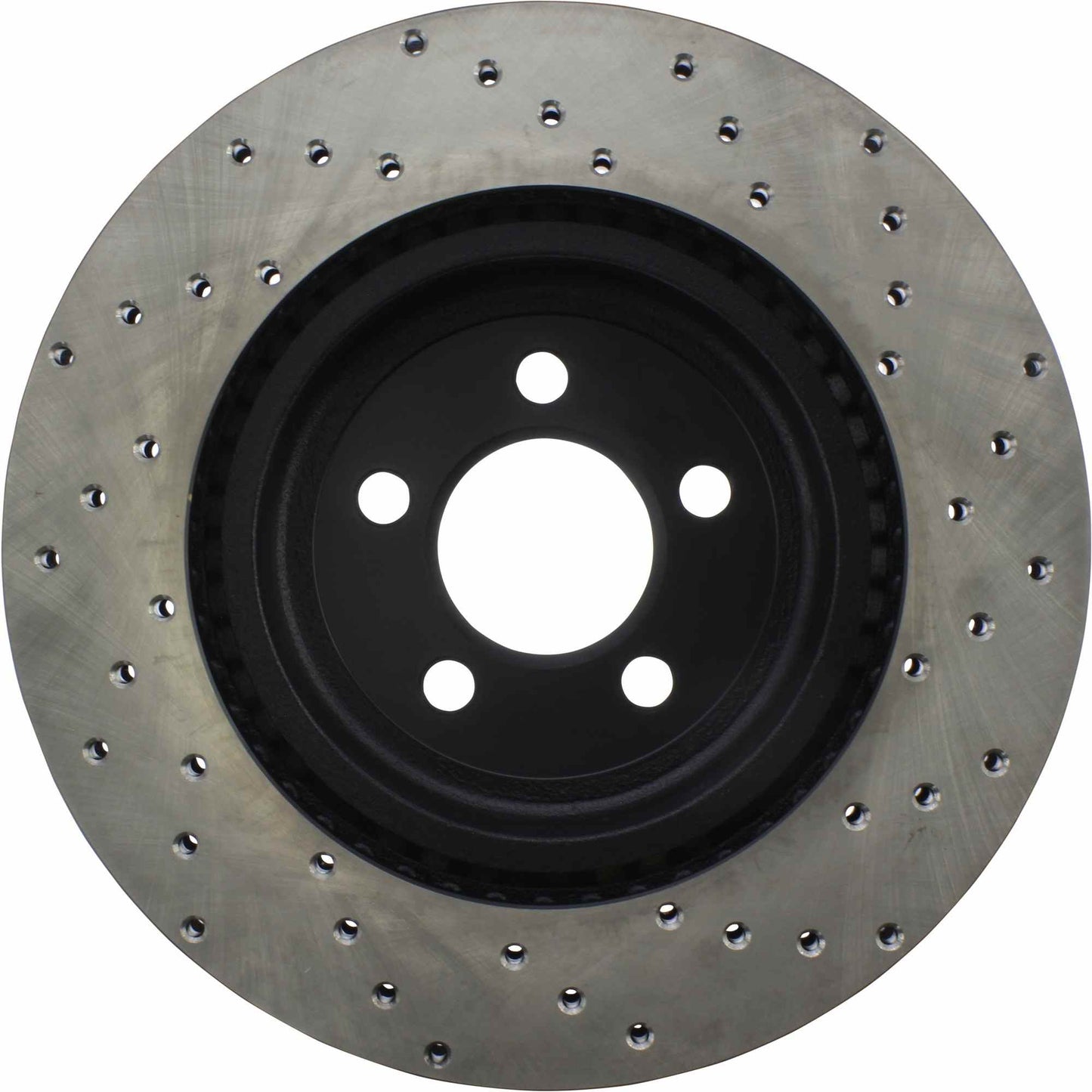 StopTech Sport Cross Drilled Brake Rotor; Front Right