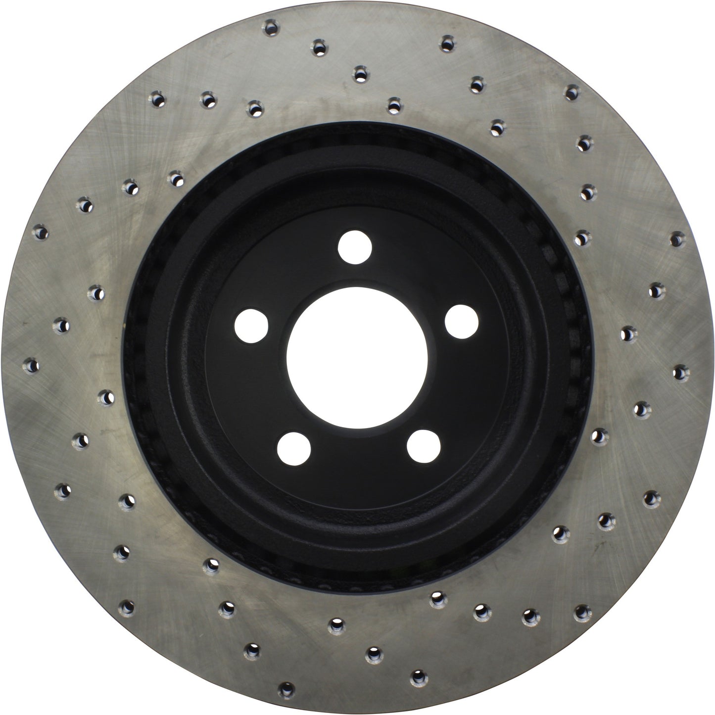 StopTech Sport Cross Drilled Brake Rotor; Front Right