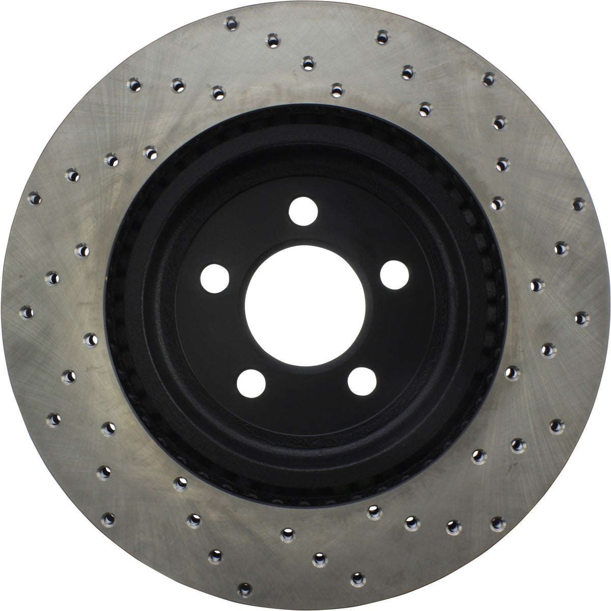 StopTech Sport Cross Drilled Brake Rotor; Front Right