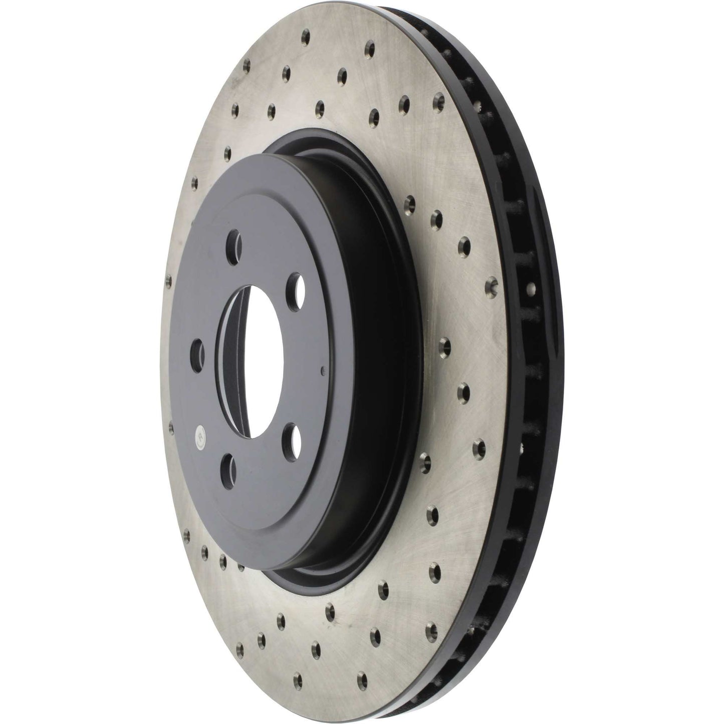 StopTech Sport Cross Drilled Brake Rotor; Front Right