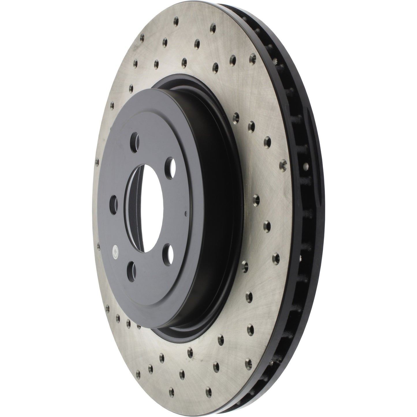 StopTech Sport Cross Drilled Brake Rotor; Front Right