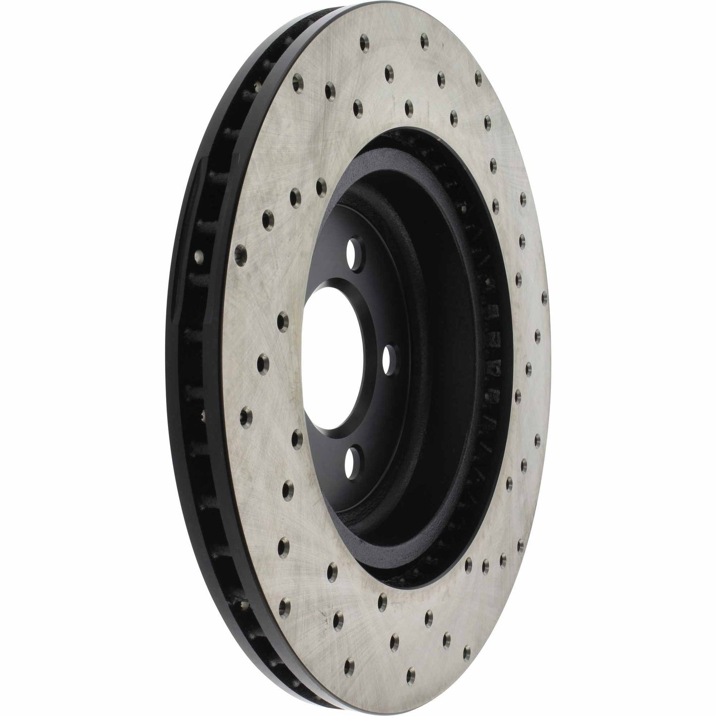 StopTech Sport Cross Drilled Brake Rotor; Front Right