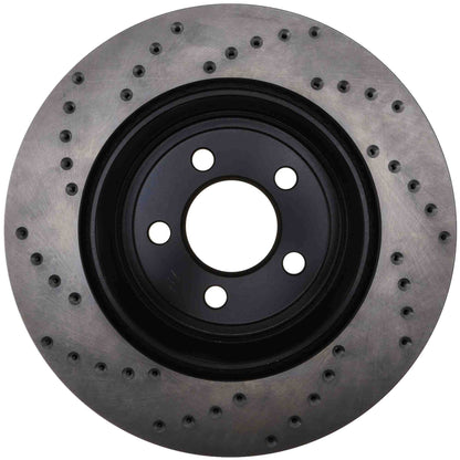 StopTech Sport Cryo Cross Drilled Brake Rotor; Rear Left