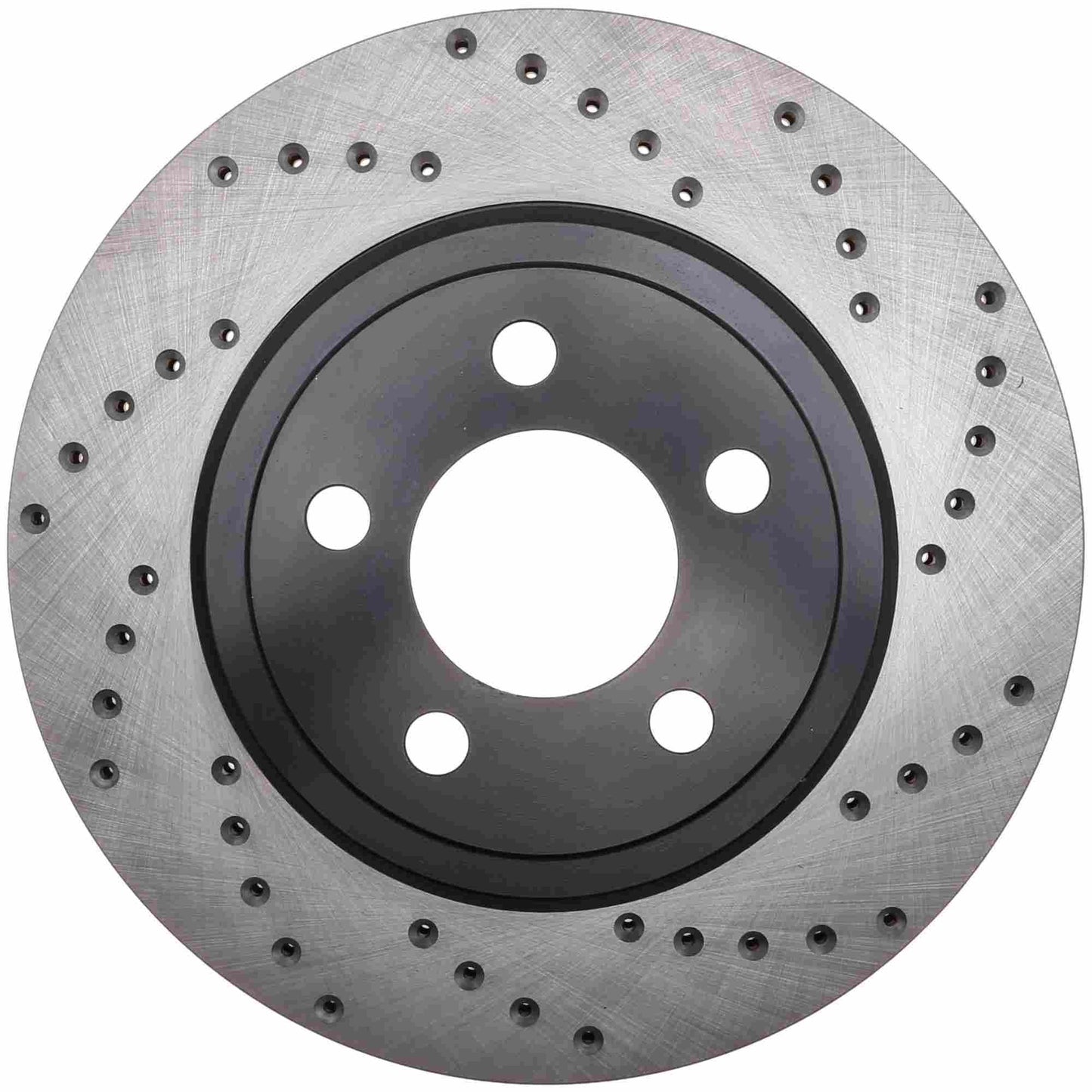 StopTech Sport Cross Drilled Brake Rotor; Rear Left