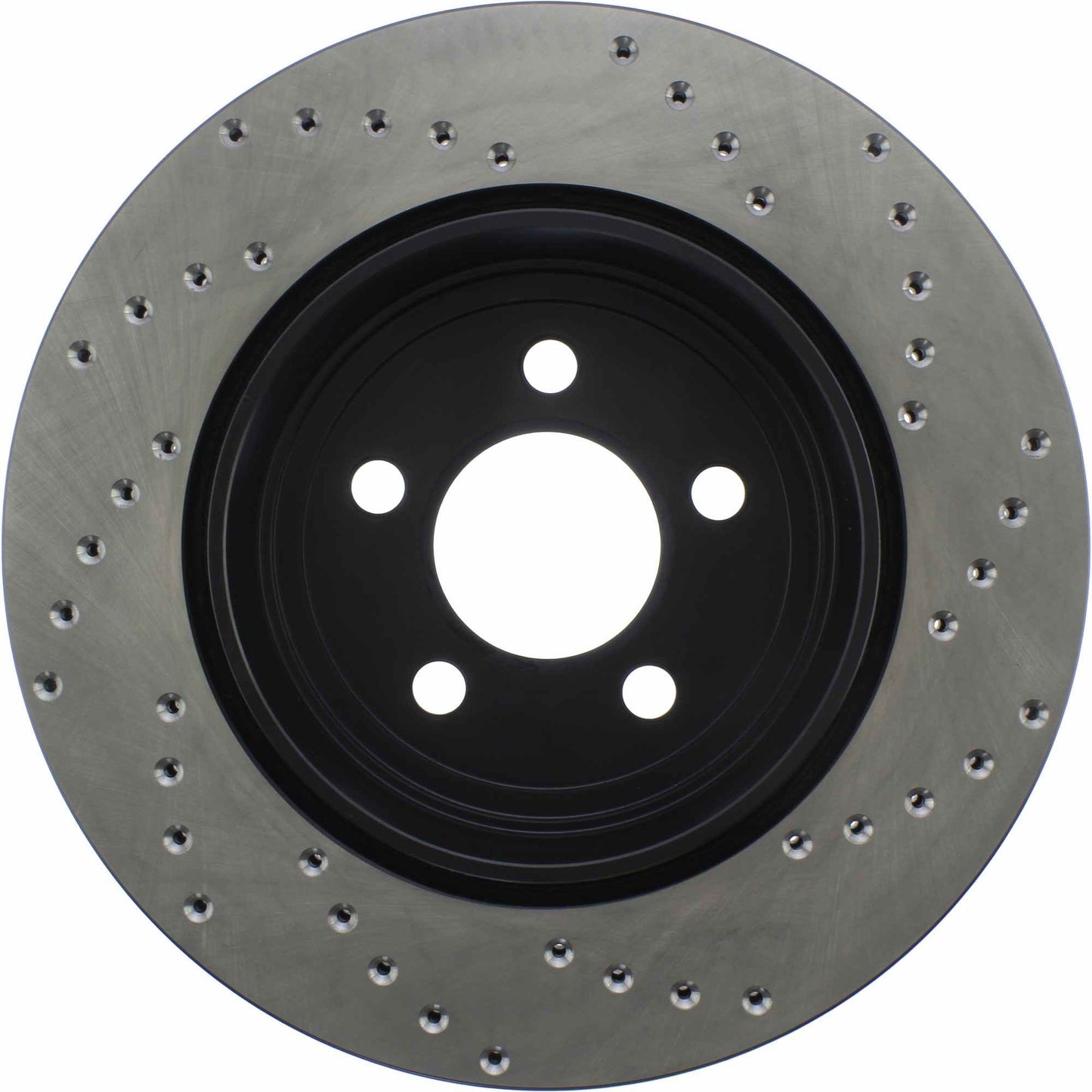 StopTech Sport Cross Drilled Brake Rotor; Rear Right